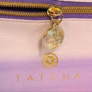 Tatcha Makeup - Gorgeous TATCHA purple travel bag gold zipper NWT Tatcha Makeup - Gorgeous TATCHA purple travel bag gold zipper NWT